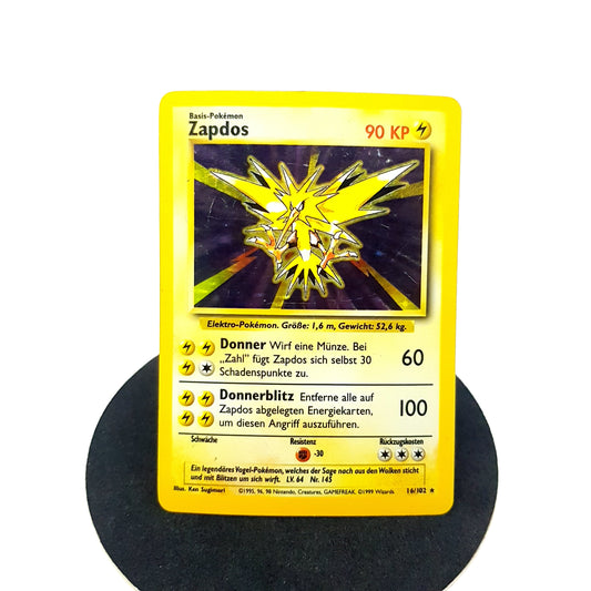 Pokemon Zapdos 16/102 holo - deutsch - Vintage