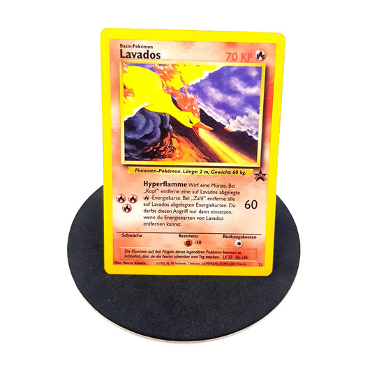 Pokemon Lavados 21 Black Star Promo - deutsch - Vintage
