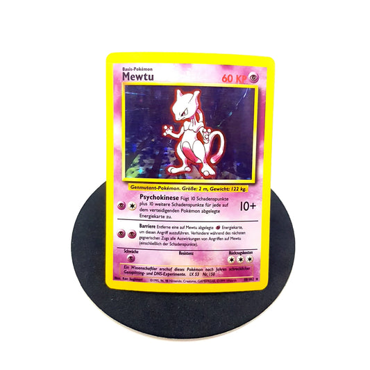 Pokemon Mewtu 10/102 holo - deutsch - Vintage