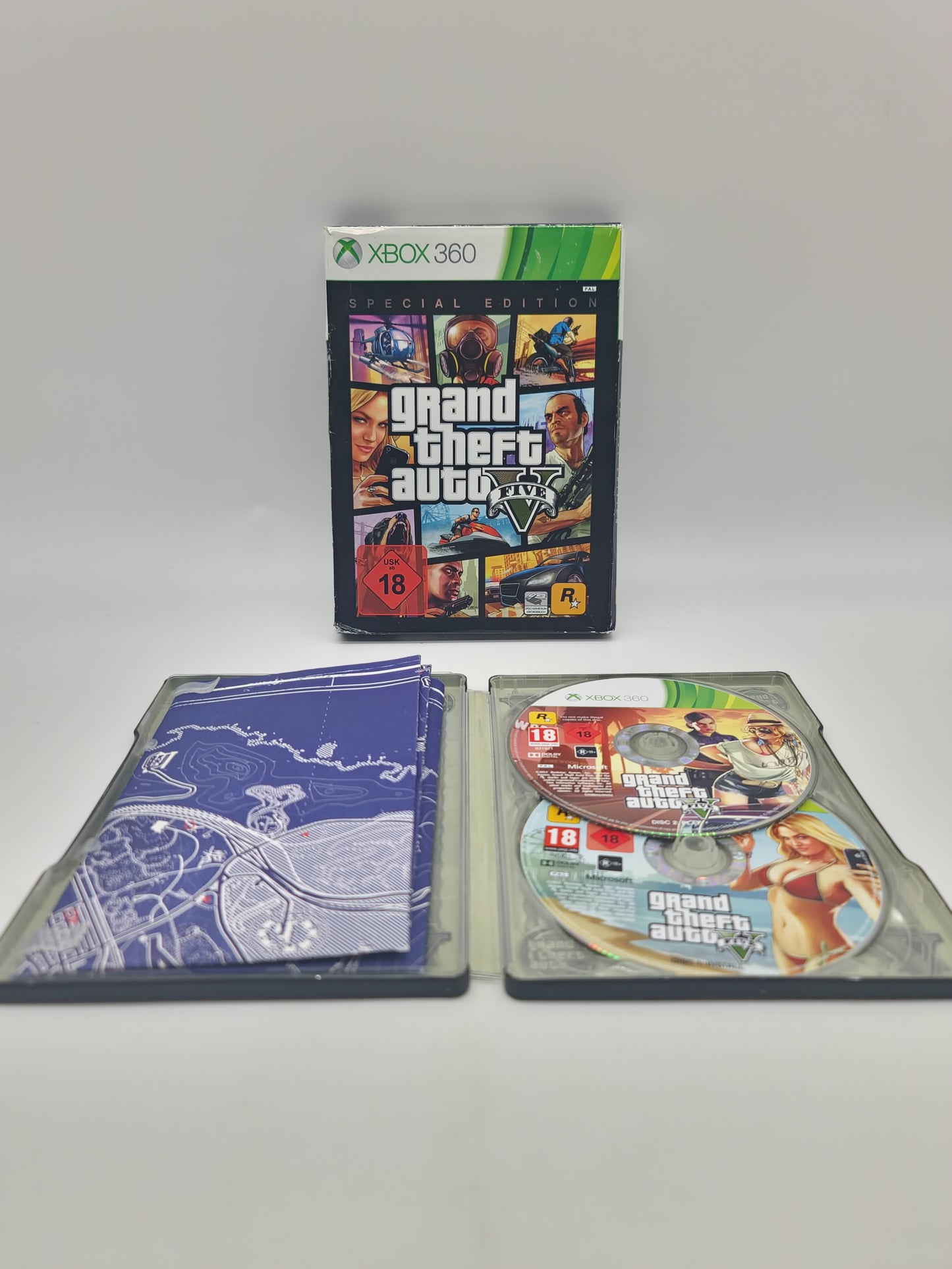 Xbox 360 Spiel - Grand Theft Auto Five GTA V inkl Steelbook - gebraucht