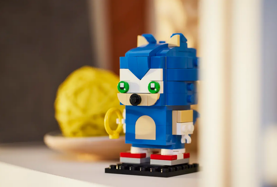 LEGO 40628 & 40627 Brick-Headz - Sonic the Hedgehog & Miles "Tails" Prower