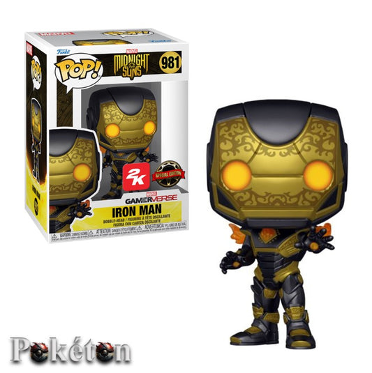 FUNKO POP Marvel Midnight Suns Gamerverse #981 Iron Man - Vinyl Figur NEU