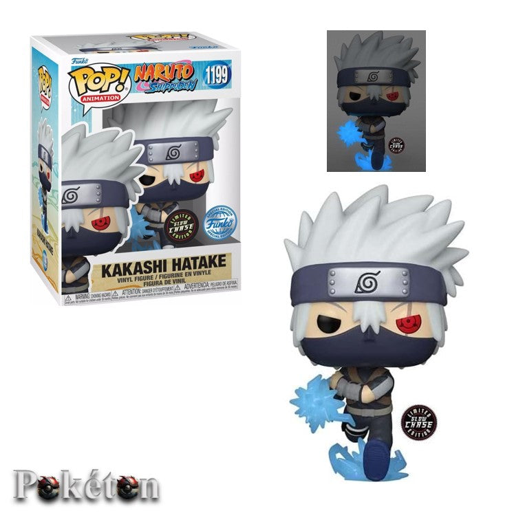 FUNKO POP Naruto Shippuden #1199 Kakashi Hatake (Glows in the Dark) - Vinyl Figur NEU