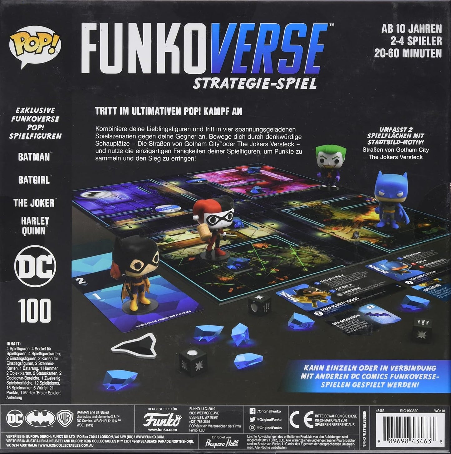 FUNKOVERSE Games Strategiespiel Funko DC Comics Spiel - deutsch