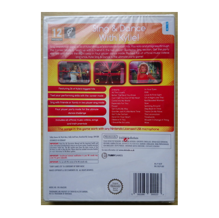 Nintendo Wii - Kylie Sing & Dance - NEU OVP sealed