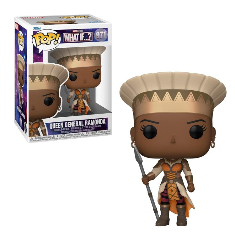 FUNKO POP Marvel What if...? #971 Queen General Ramonda - Vinyl Figur NEU