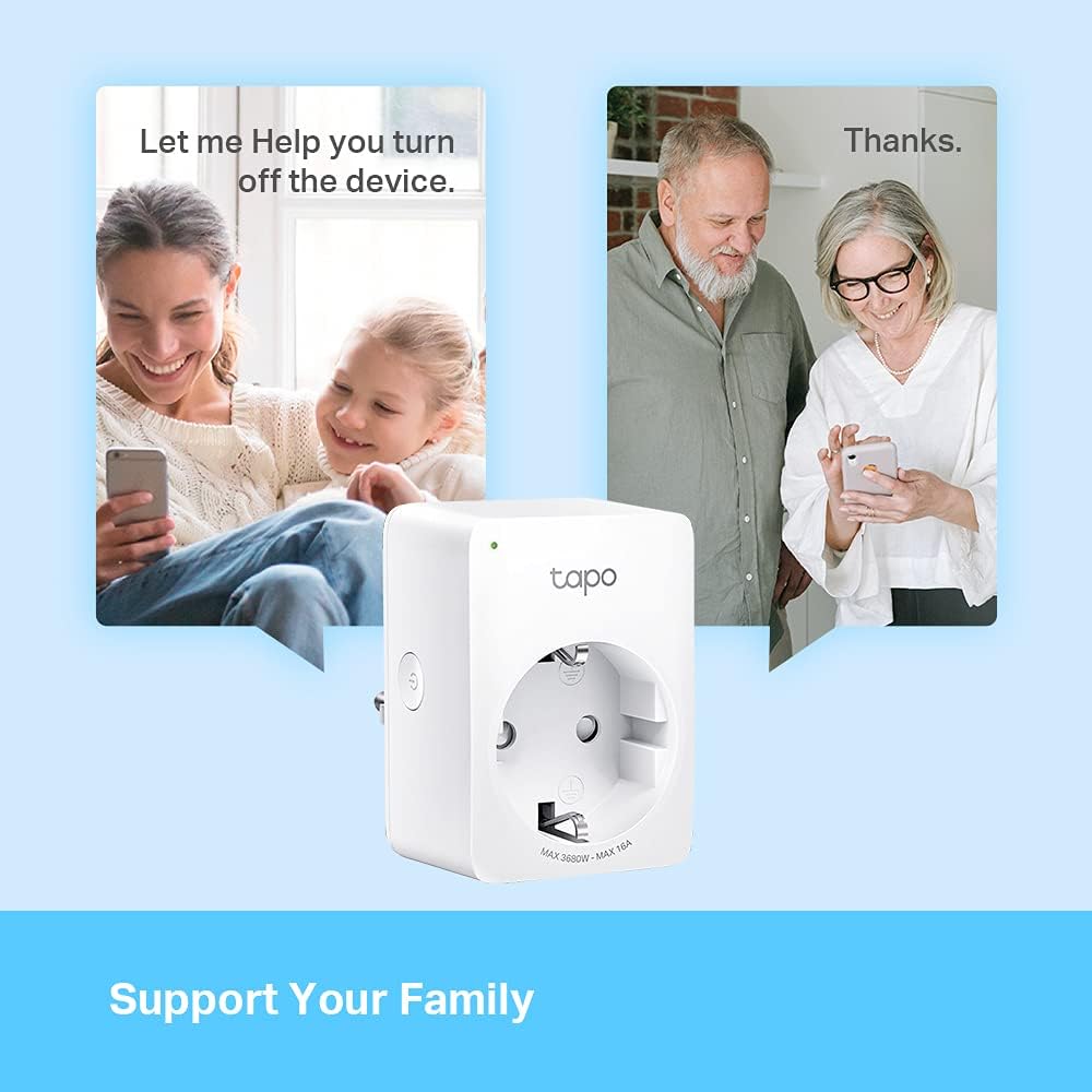 TP-Link Tapo Smart Home WLAN Steckdose P110 Alexa Energieverbrauchskontrolle
