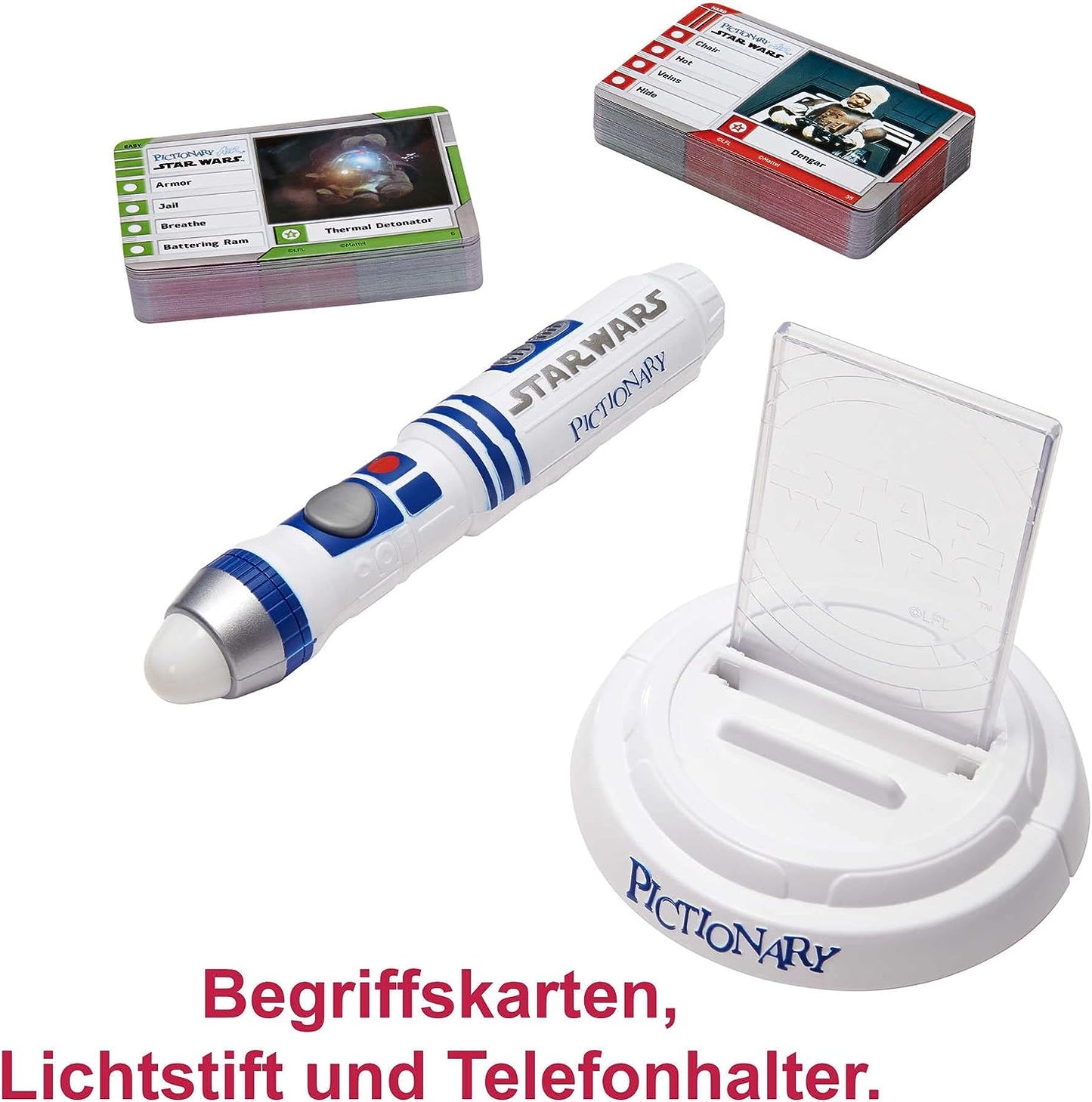Mattel - Pictionary Air Star Wars - Scharade Familienspiel Partyspiel Gesellschaftsspiel