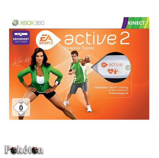 Xbox 360 Spiel - EA Sports Active 2 mit Pulsmessgerät - gebraucht
