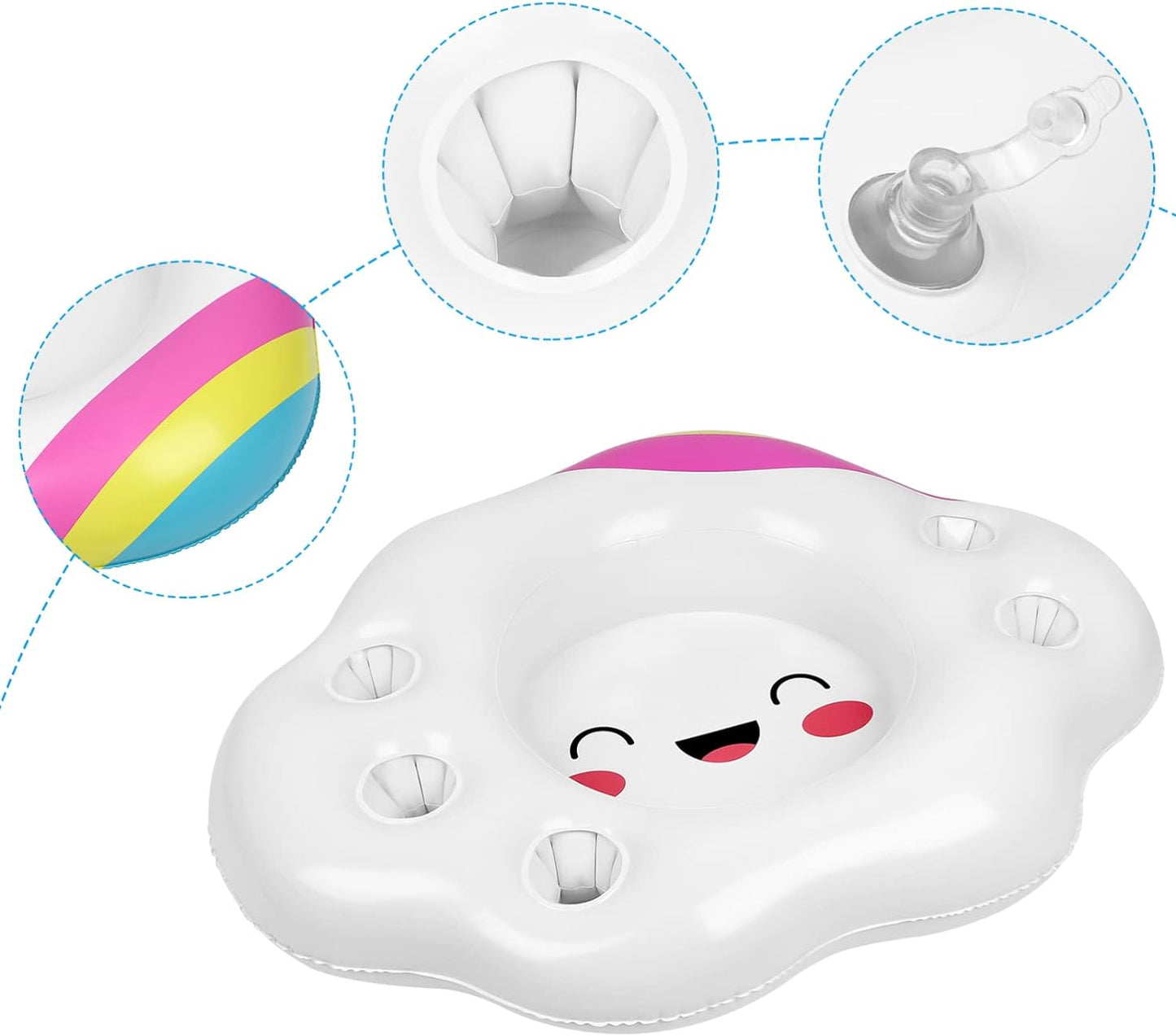 Schwimmende Servierbar Buffet (2 Stück) für Indoor Outdoor Sommer Strand Pool Party Deko