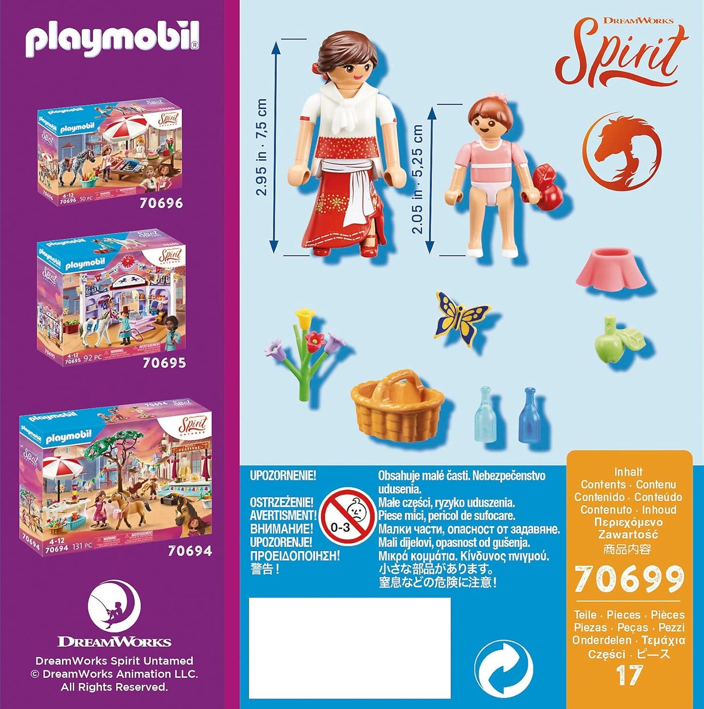 PLAYMOBIL 70699 Klein Lucky & Mama Spirit Milagro - NEU mit OVP