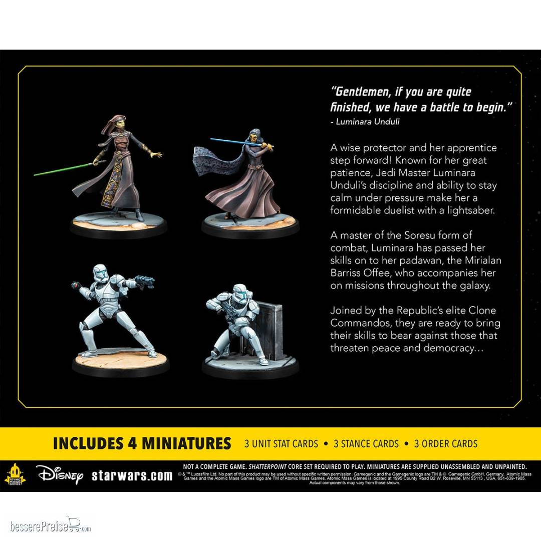 Star Wars Shatterpoint Plans and Preparation Squad Pack Tabletop Asmodee