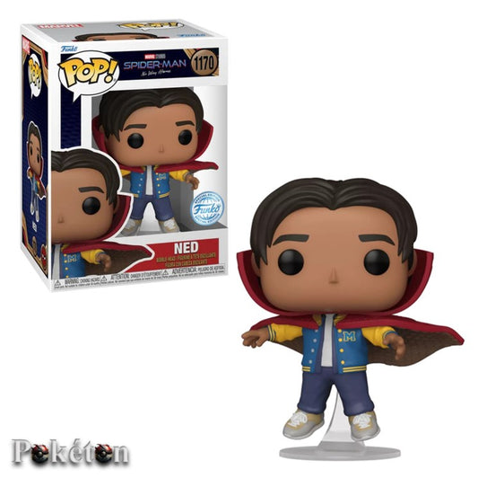 FUNKO POP Marvel Spider-Man #1170 Ned - Bobble Head Figur NEU OVP