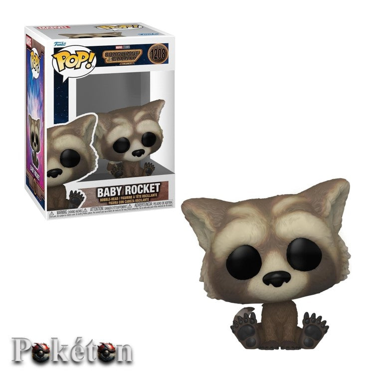 FUNKO POP Marvel Guardians of the Galaxy #1208 Baby Rocket - Vinyl Figur NEU