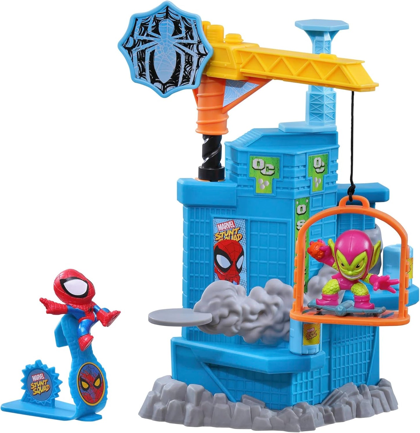 Hasbro Crane Smash Spider-Man vs. Grüner Kobold - Spielzeug Action Figur - NEU