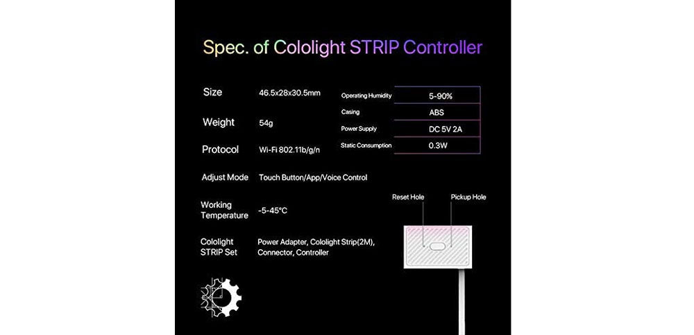 Cololight Strip Starter Kit - 60 LEDs/m - App Android Apple Alexa Google Home LED Gaming Beleuchtung