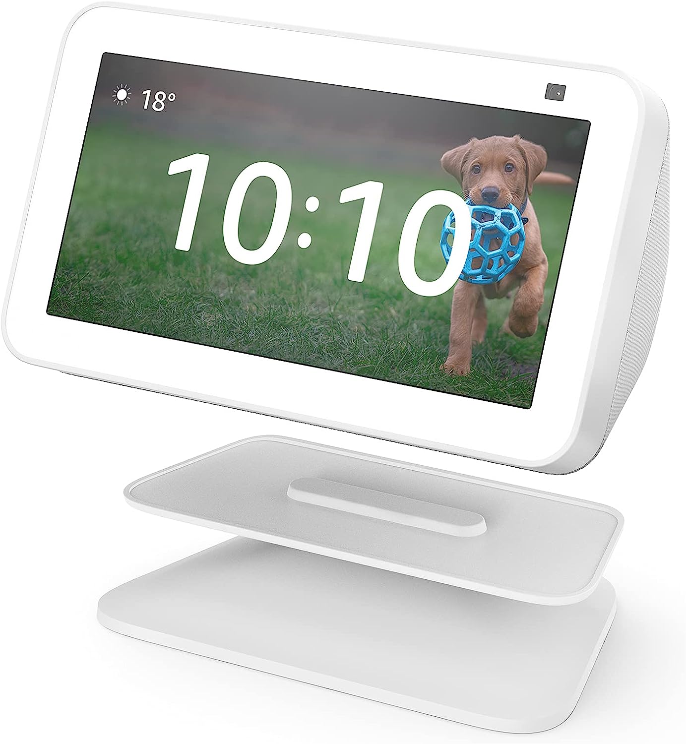 Verstellbarer Ständer für Amazon Echo Show 5 (2. Gen.) – Gletscherweiß