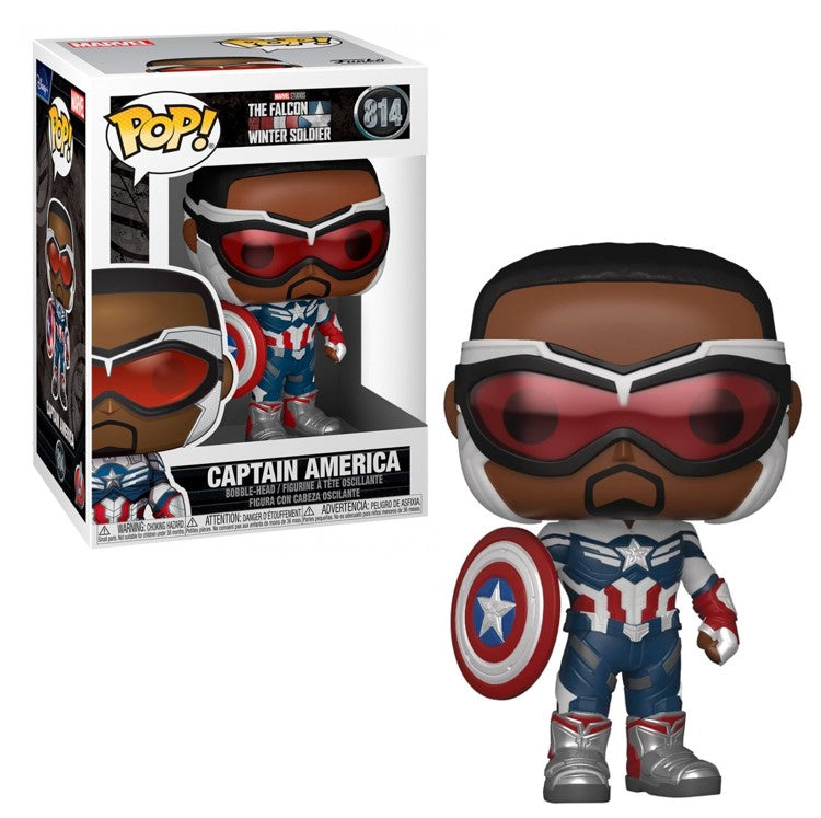 FUNKO POP The Falcon Winter Soldier #814 Captain America - Vinyl Figur NEU