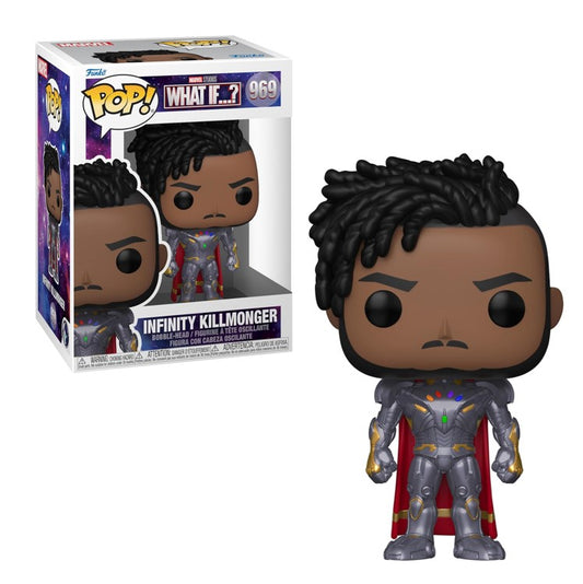 FUNKO POP Marvel What if...? #969 Infinity Killmonger - Vinyl Figur NEU