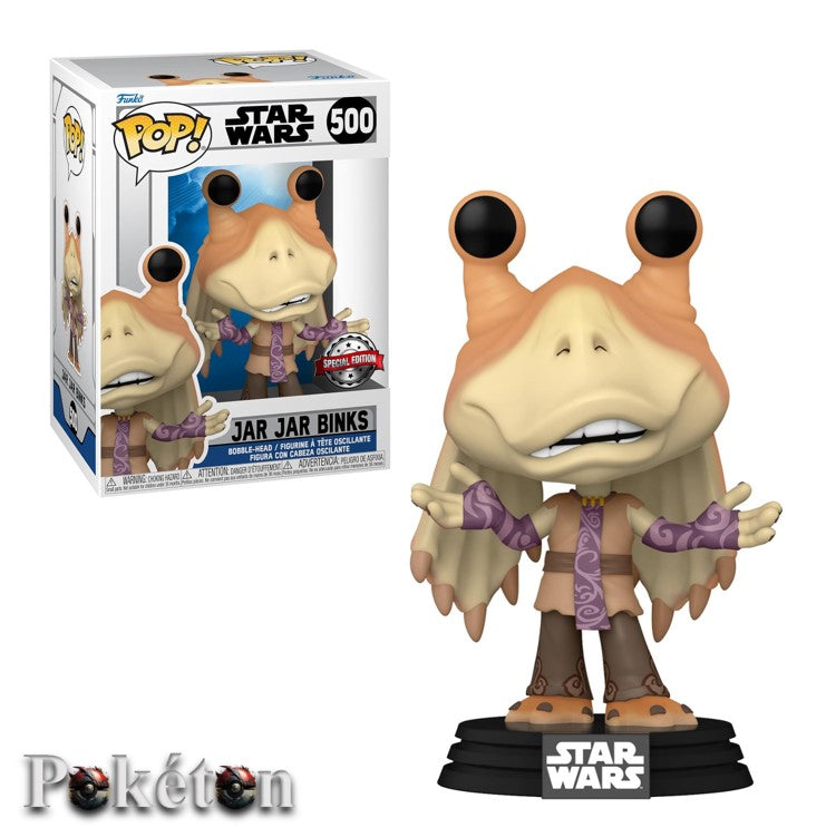 FUNKO POP Star Wars #500 Jar Jar Binks - Vinyl Figur NEU