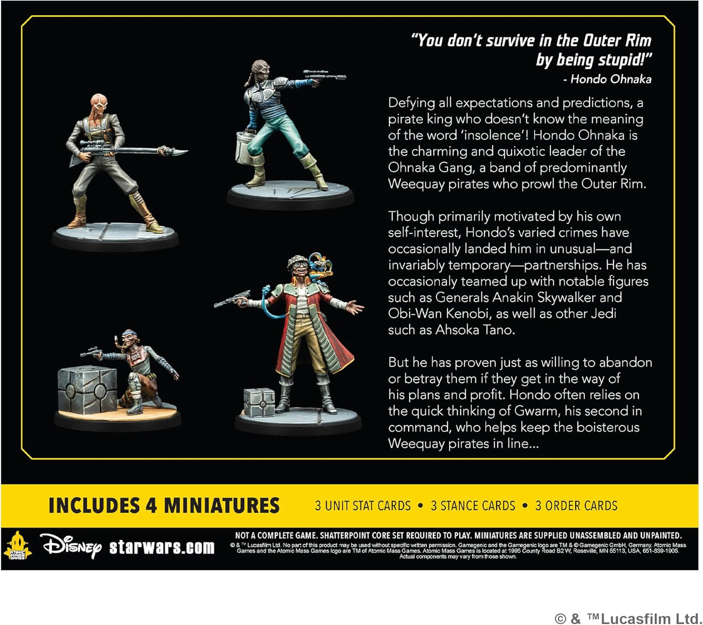 Star Wars Shatterpoint - Ein gutes Geschäft Thats Good Business Squad Pack Tabletop