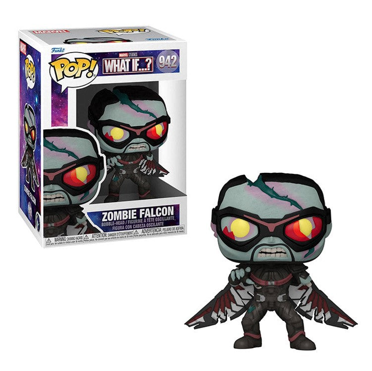 FUNKO POP Marvel What if...? #942 Zombie Falcon - Vinyl Figur NEU