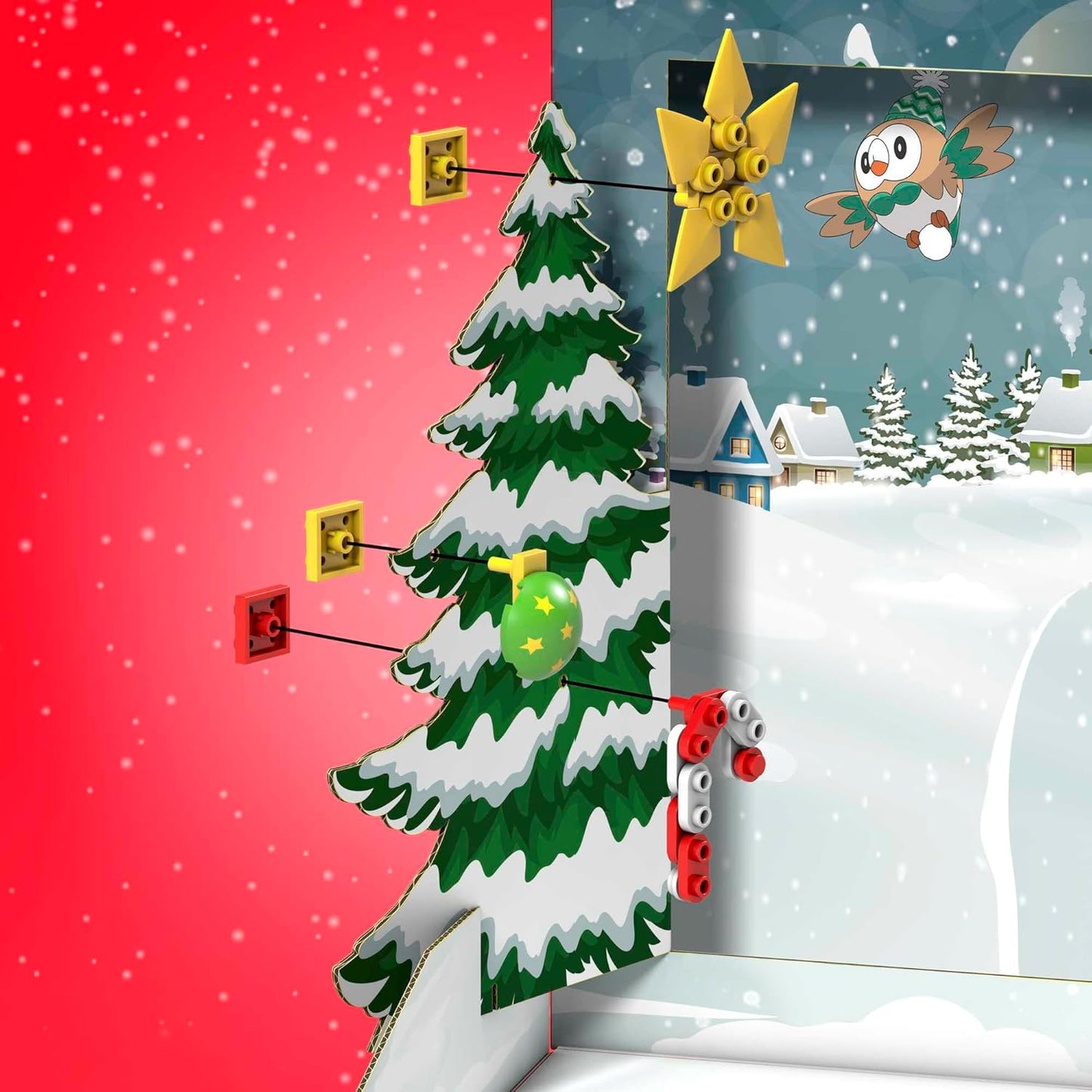 Mega GYG99 Mattel - Pokemon Adventskalender 202 Teile Spielzeug - Pikachu - NEU