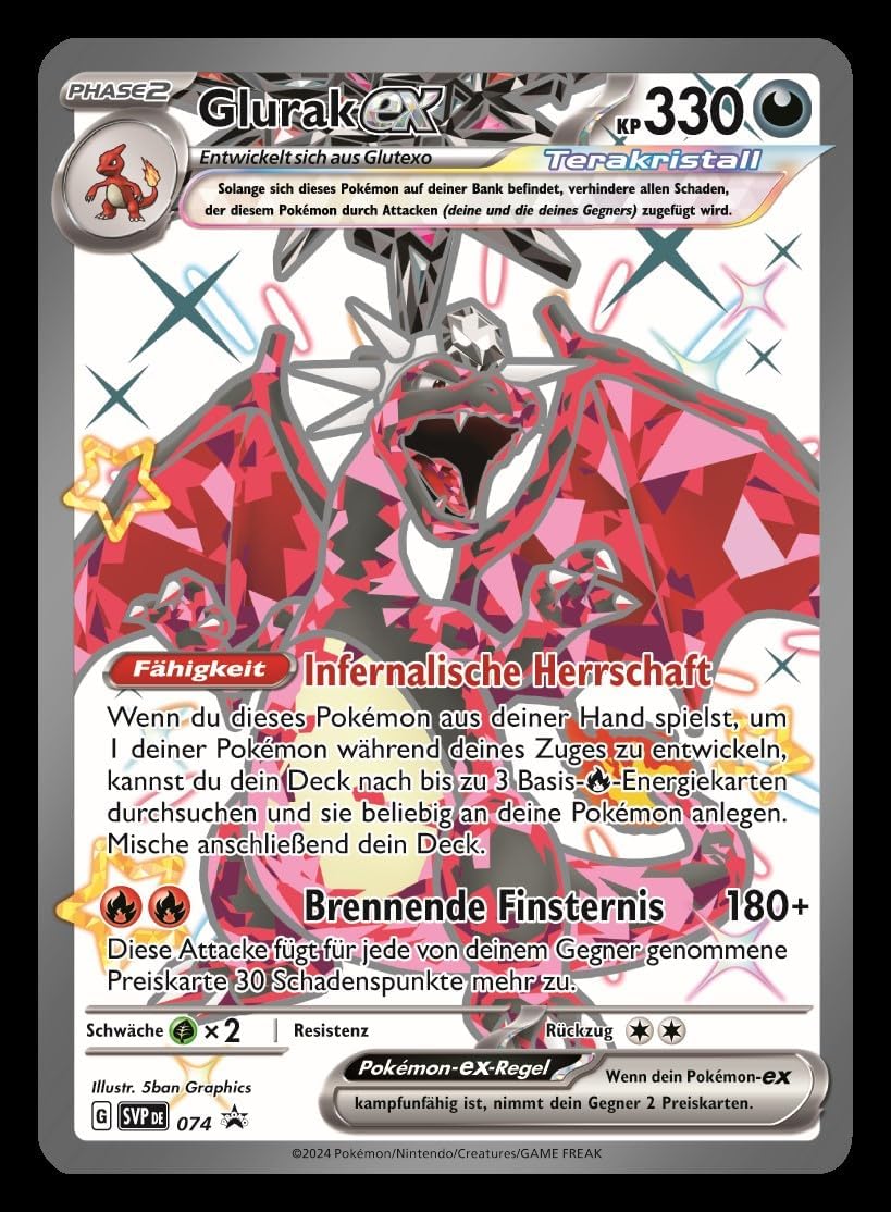 Tin Box Karmesin & Purpur - Paldeas Schicksale - inkl. schillerndes Glurak Promokarte - Pokemon TCG