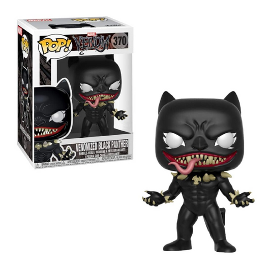 FUNKO POP - Marvel Venom #370 Venomized Black Panther - Vinyl Figur NEU