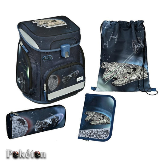 Scooli EasyFit Schulranzen-Set Star Wars - 5 teilig - Schule Kinder Tornister Backpack - NEU