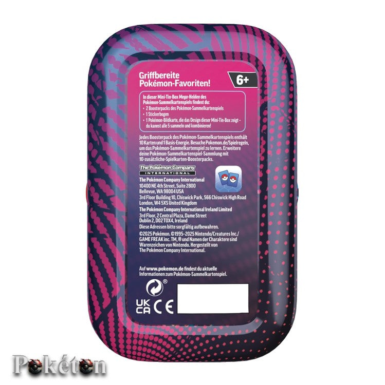 Pokémon Mini-Tin-Box Mega-Helden – Mega-Guardevoir (deutsch) Sammelkarten