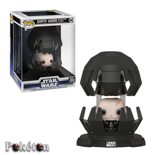 FUNKO POP Star Wars Super Pop (20cm) #365 Darth Vader in Meditation Chamber Vinyl Figur NEU