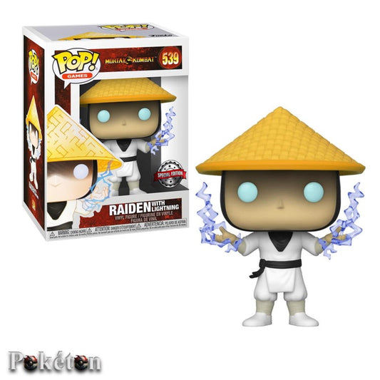 FUNKO POP Mortal Kombat #539 Raiden Lightning Special - Figur sealed NEU OVP