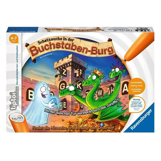 Ravensburger tiptoi 00737 Schatzsuche in der Buchstaben-Burg - gebraucht - vollständig