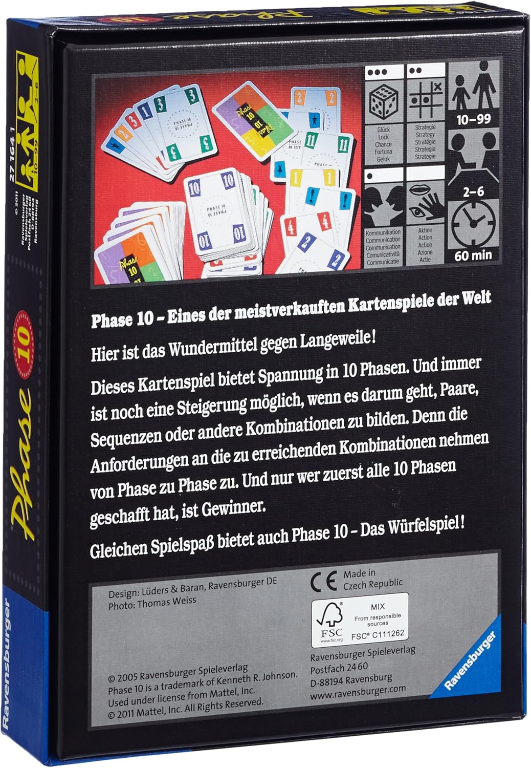 Ravensburger Phase 10 - gebraucht - sehr gut