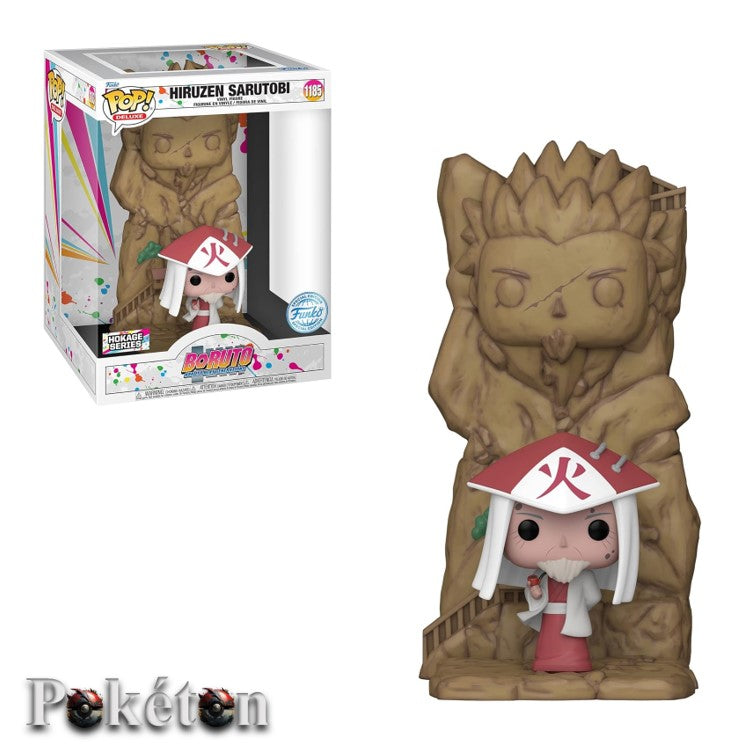 FUNKO POP Boruto Naruto Next Generations #1185 Hiruzen Sarutobi XXL 10" Vinyl Figur NEU