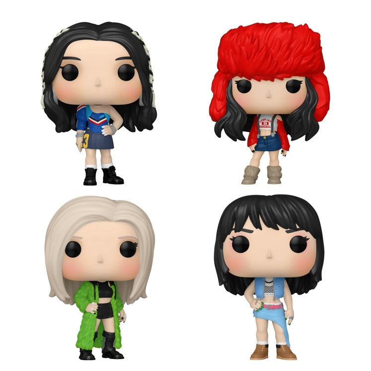 FUNKO POP Blackpink Black Pink - 4er Set Lisa, Jennie, Jisoo, Rose - Vinyl Figur NEU