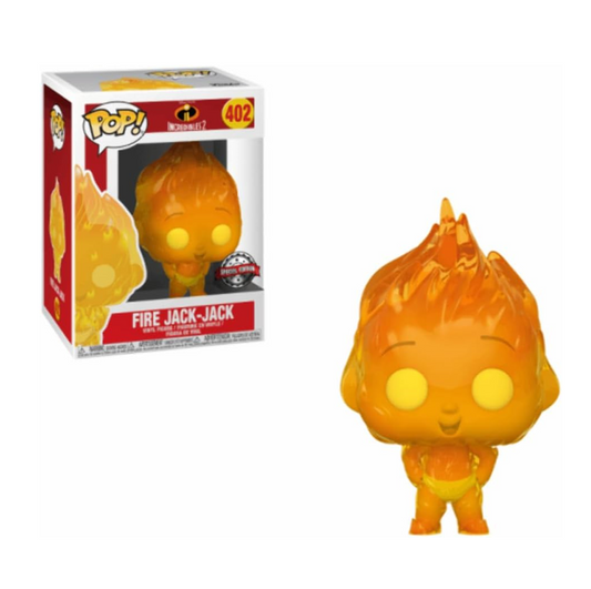 FUNKO POP - Incredibles 2 #402 Fire Jack-Jack - Vinyl Figur NEU