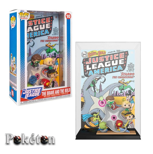 FUNKO POP Justice League America Comic Cover #10 The Brave and the Bolt Vinyl Figur NEU