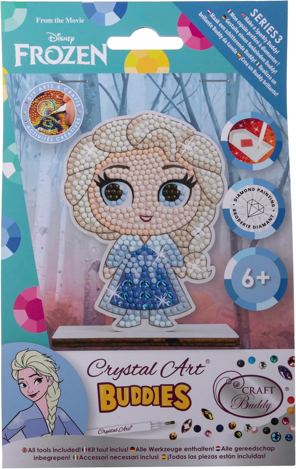 Crystal Art Diamond Painting - Auswahl - Marvel Groot Grogu Stitch Frozen Elsa - NEU