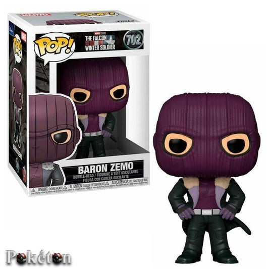 FUNKO POP Marvel Falcon #702 Baron Zemo - Bobble-Head Figur - Neu