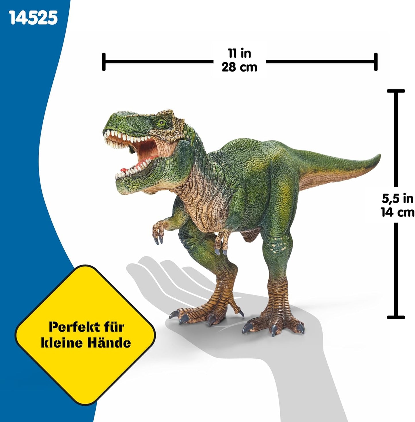 SCHLEICH Dinosaurs Tyrannosaurus Rex 14525 detailgetreuer Dino mit beweglichem Kiefer