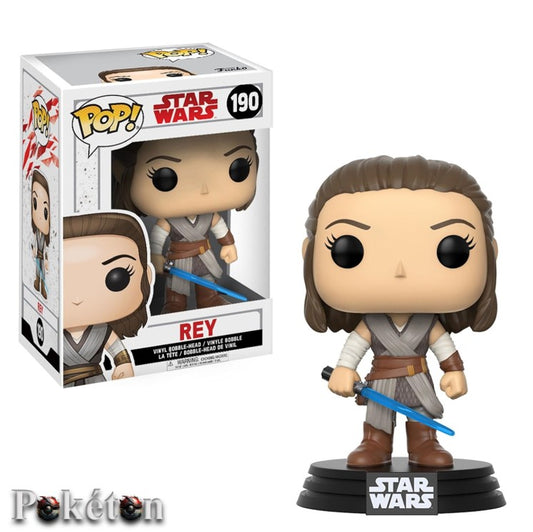 FUNKO POP Star Wars #190 Rey - Vinyl Figur NEU