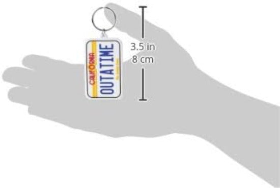 Schlüsselanhänger - Keychain - Zurück in die Zukunft - Nummernschild - Outatime