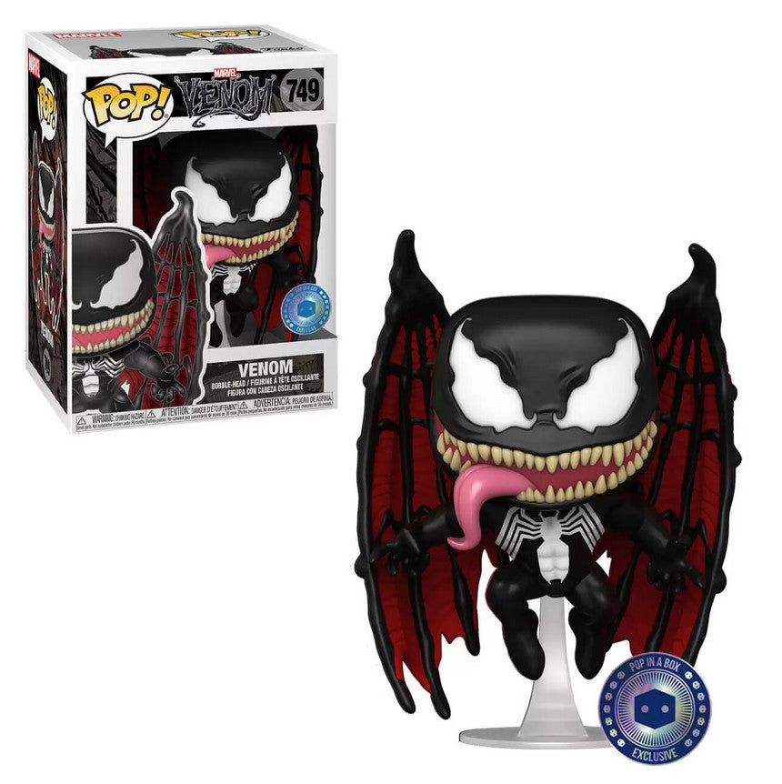 FUNKO POP Marvel Venom #749 Venom - Pop in a Box exclusive - Vinyl Figur NEU