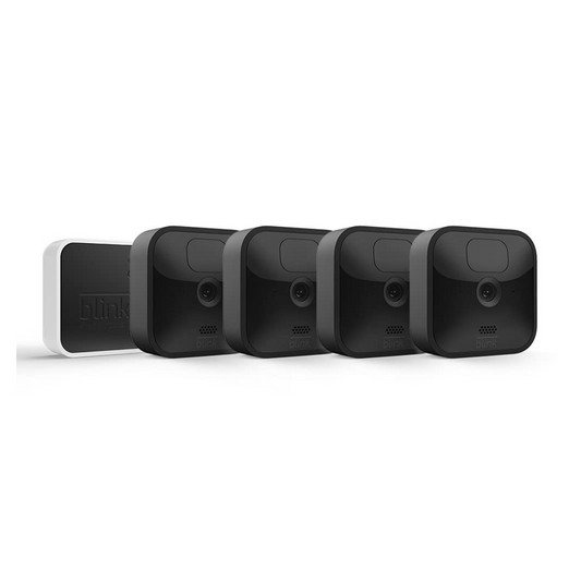 4x Amazon Blink Outdoor Kamera inkl Blink Sync Module 2 / HD Überwachungskamera / Alexa