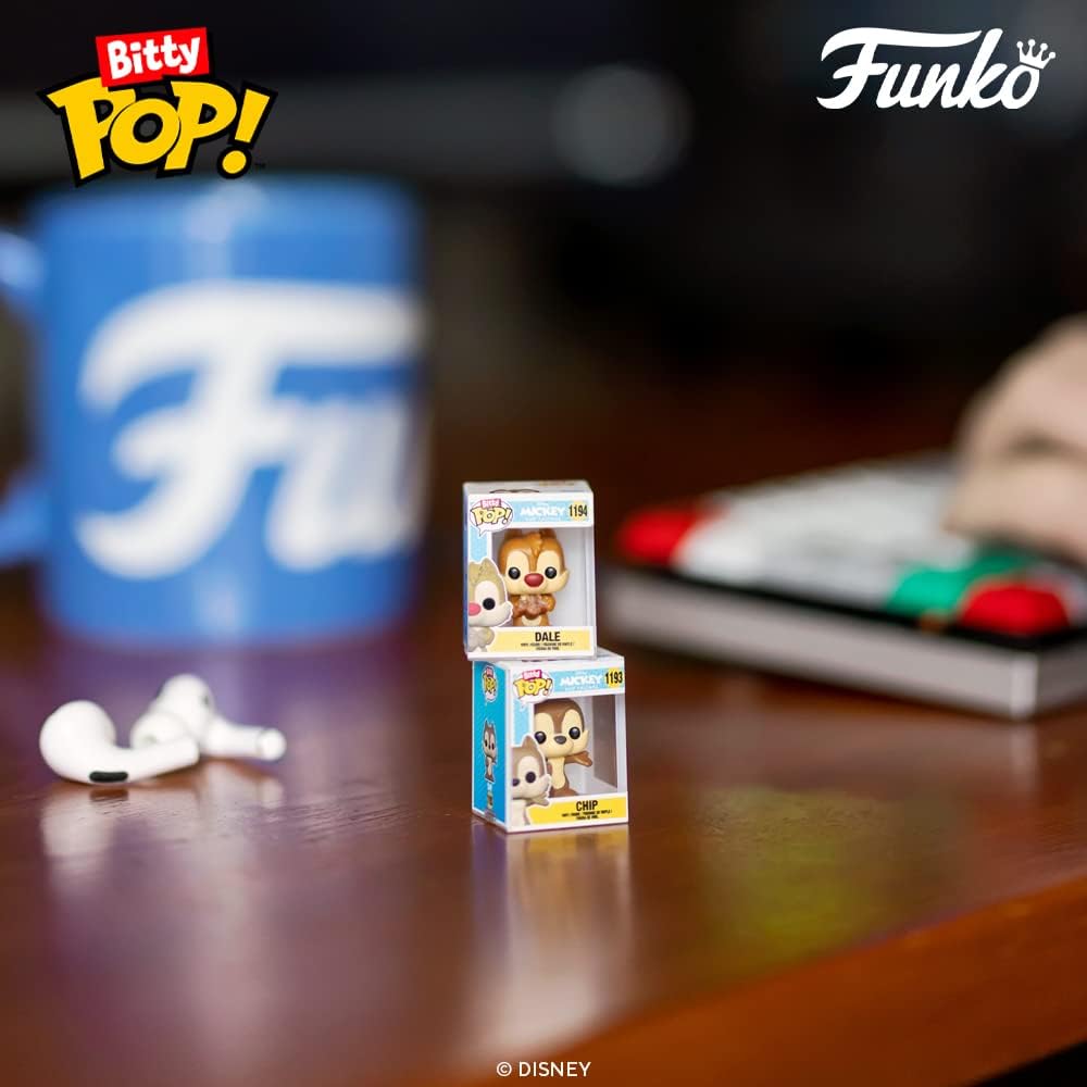 Funko Bitty POP! Disney - Sorcerer Mickey, Dale, Princess Minnie + Überraschungs-Figur