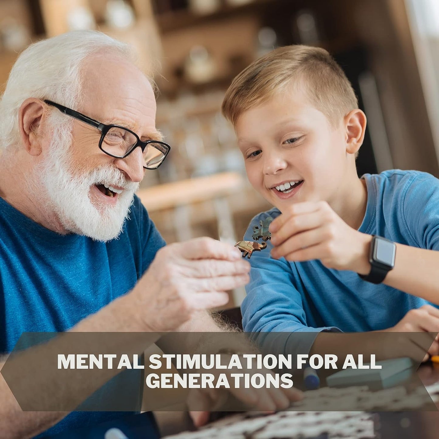 Wooden Jigsaw Puzzle Holzschnittpuzzle Tierpuzzle Krokodil 201 Teile 28 x 28cm