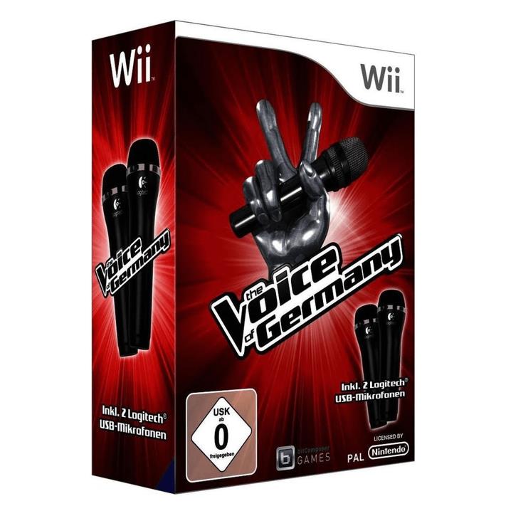 Nintendo Wii - The Voice of Germany inkl 2 Mikrofonen - gebraucht