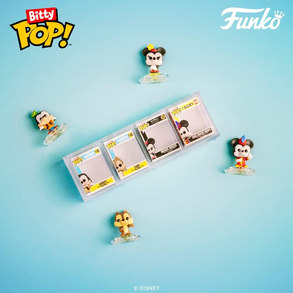 Funko Bitty POP! Disney - Sorcerer Mickey, Dale, Princess Minnie + Überraschungs-Figur